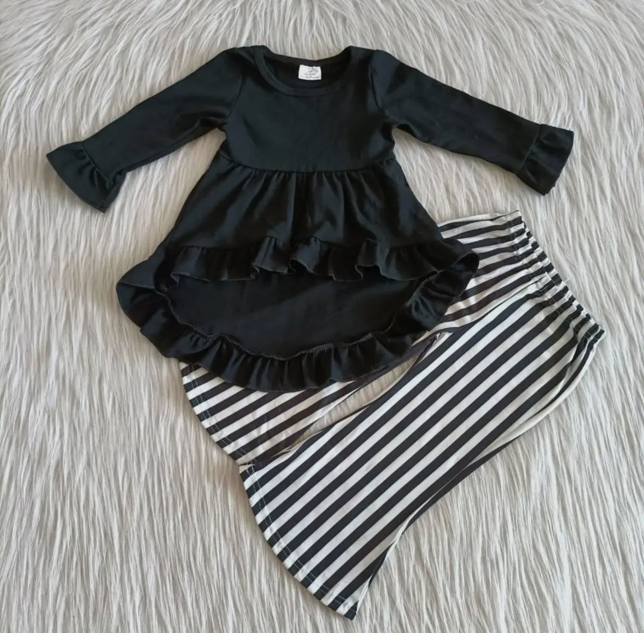 Black Hi-low Tunic Bells Set