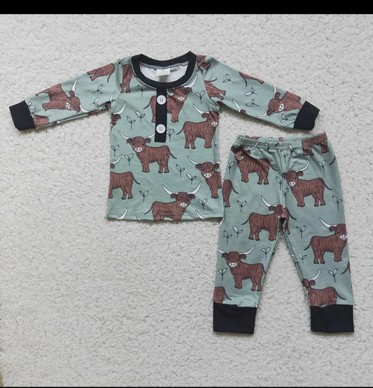 Boy’s Cow Pajamas