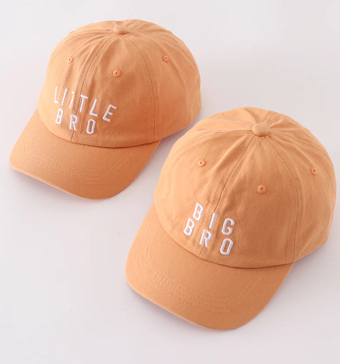 Brown/Orange Embroidery Baseball Caps